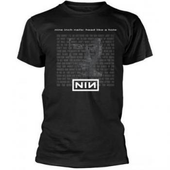 Nine Inch Nails T-Shirt für Erwachsene S Kopf wie ein Loch