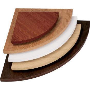 Plateau Angle Aggloméré ECPAN Noyer – 25x25x1,8
