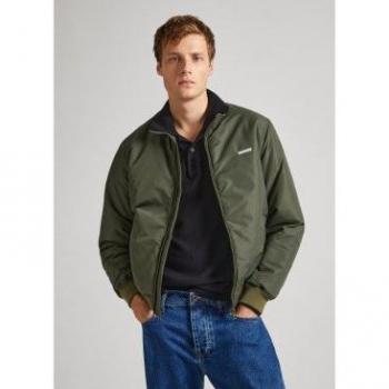 Virl Verde PeJeans L – Chaqueta Casual de Poliamida