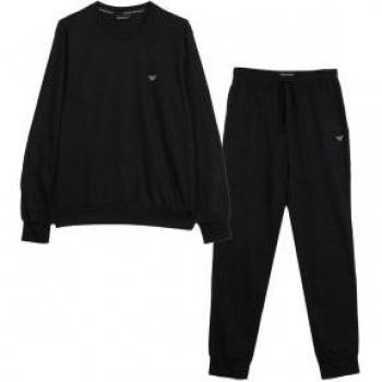 EA7 Tuta Sportiva Uomo Nero/Blanc