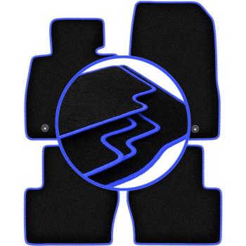 Tapis de protection Carlux-Bleu pour Mazda 2 IV (2014-)