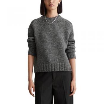 Marc O'Polo DENIM Strickpullover aus Schurwolle-Mix mit Alpakawolle