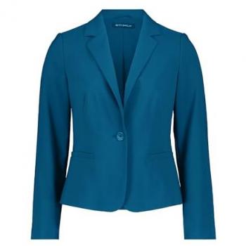 Kurzblazer BETTY BARCLAY Betty Barclay Kurzblazer langarm Gr. 42, blau (magic blau)