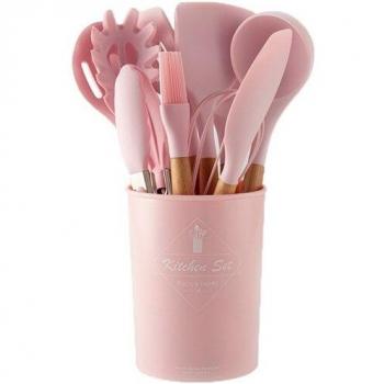 9/11/12-Piece Non-Stick Silicone Spoon and Spatula Set