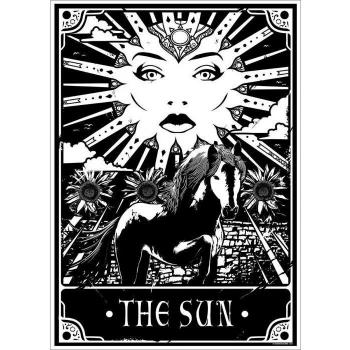 Poster Mortale dei Tarocchi “Il Sole” – formato unico, colore mono