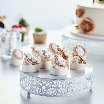 Metallic Finish Dessert Display Stand