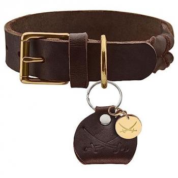 Collier Adhérent en Cuir pour Chien