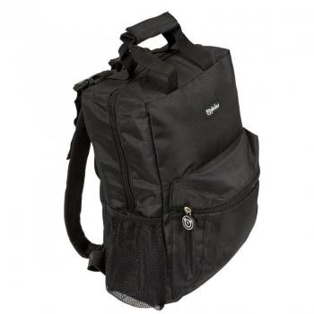 Mochila con cambiador de Pirulos en microfibra NEGRO
