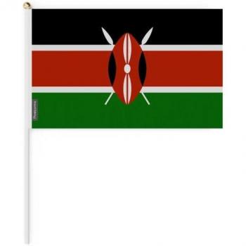 Polyester Kenya Drapeau Mini 20x30