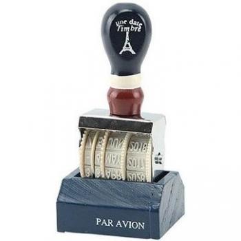 Retro Date Roller Stamp for School Supplies