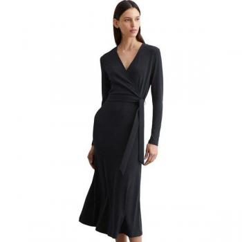 Marc O'Polo V-Ausschnitt Jerseykleid, TENCEL™ Lyocell, XL
