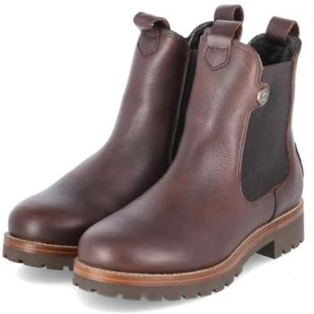 Panama Jack B13 Francesca Chelsea‑laars voor dames – bruin leer