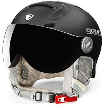 Skihelm Briko Ambra Pearl Black Damen 52‑55 (Visor)