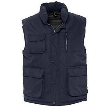 Ärmellose Viper Jacke von Sol's in Blau 4XL