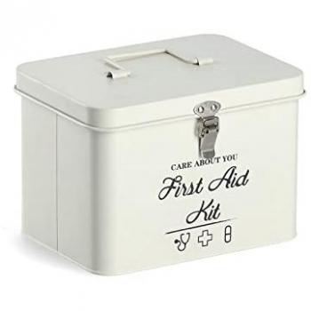 HTI‑Living Hausapotheke Kasten – Metall, 22,5 x 17 x 16 cm