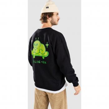Felpa Nera Ollie-En di A.Lab