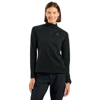 Midlayer Besso Half-Zip Donna Nero L