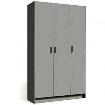 Armario Use 3P escobero blanco 180x109x37 cm