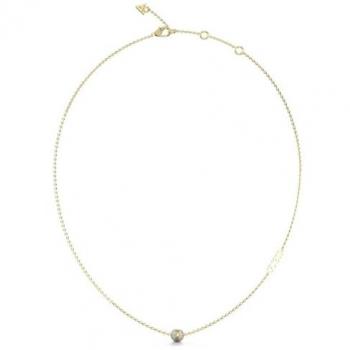 Collar de Acero y Cristal Guess