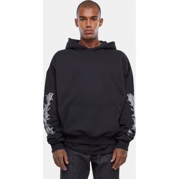 Mister Tee God Loyalty Love Ultraheavy Oversize Hoodie, black