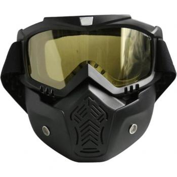 Sportliche Gesichtsmaskenbrille für Wintersport