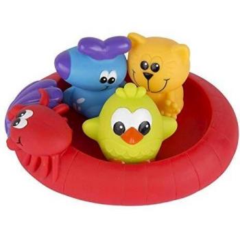 Playgro Wasserspaß: 4‑teiliges, BPA‑freies Schwimmende Freunde – ab 6 Monate