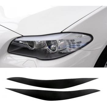Adorno de Faro Delantero en Negro Mate para BMW Serie 5 F10 F11 F18