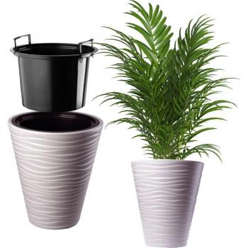 Beige Pflanztopf für Blumen
