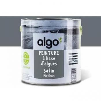 Peinture Biosourcée Décorative Algo Grise Satin 2L