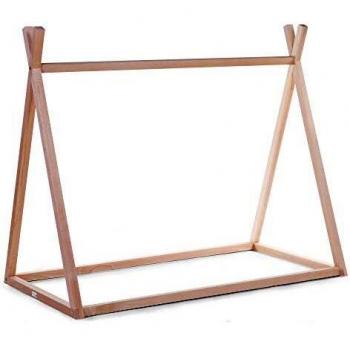 Struttura Letto in Legno Naturale 70 x 140 cm per Bambini