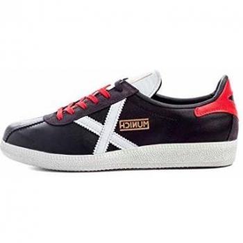 Munich Barru 76, Chaussures de Fitness Homme, Noir/Rouge 076, 43 EU