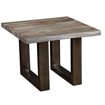 Table basse carrée en bois massif 60x60cm