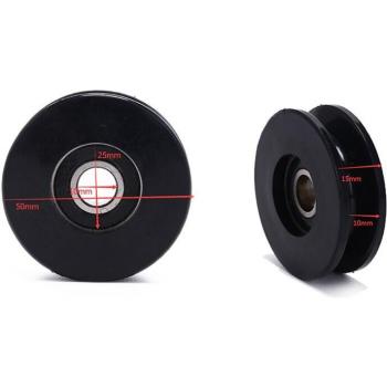 Rueda de Polea Fitness 50mm Nylon Duradero