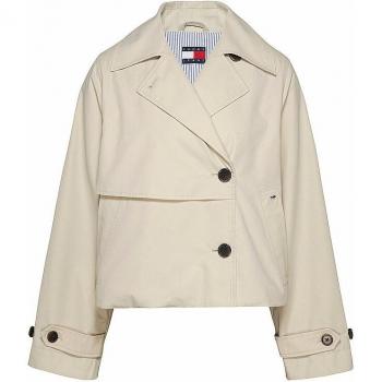 Tommy Jeans Jacke Beige – Regular Fit Damen L