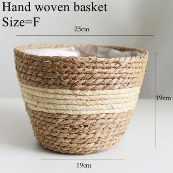 Multi-Purpose Rattan Basket with Handle