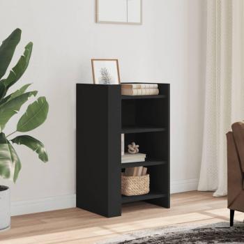 Black Sideboard, 45x35x75 cm, Engineered Wood, vidaXL