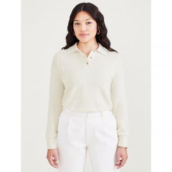Dockers Jersey de mujer en algodón con cuello polo