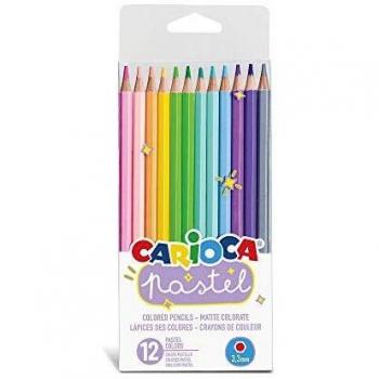 12 pastelli Carioca colore pastel