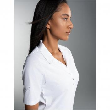 TRIGEMA Premium Poloshirt „Kristallglanz“ – 100 % Baumwollbasis, Kurzärmel, S
