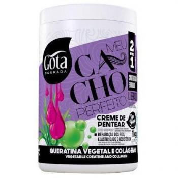 Gota Dourada Creme Para Pentear Cacho Perfeito Colágeno 1kg