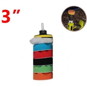 Ensemble de polissage éponge 8 pièces