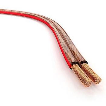 KabelDirekt – Pure Copper Stereo Audio Speaker Wire & Cable – Made in Germany – 2x2.5mm² – 50m –