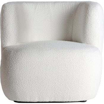 Asiento Bouclé en Blanco 82x82x73