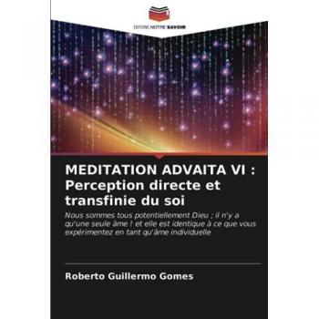 MEDITATION ADVAITA VI : Perception directe et transfinie du soi: Nous sommes tous potentiellement Dieu ; il n'y a qu'une seule âme ! et elle est ... vous expérimentez en tant qu'âme individuelle