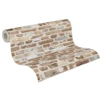 A.S. Création Vliestapete Bricks & Stones Backstein Steinoptik, leicht strukturiert