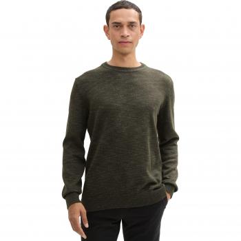 Jersey Tom Tailor cuello redondo microestampado