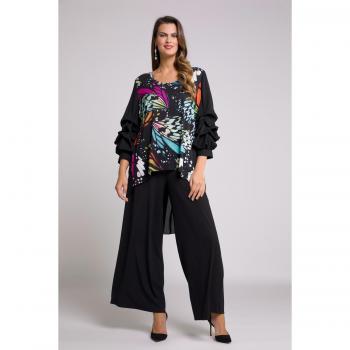 Tunica Donna Sfumata Nero 52/54 – Ulla Popken