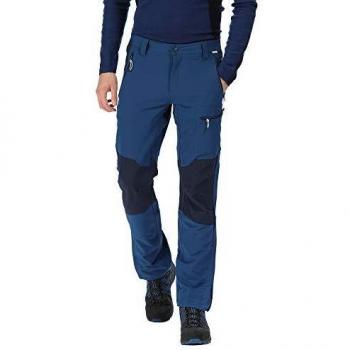 Pantalon de trekking imperméable et coupe-vent Regatta Questra II pour hommes en Prussian/Navy taille S (FR)