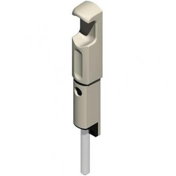 Verrou applique Danaos, tête fine 177 mm, aluminium – La Croisée DS