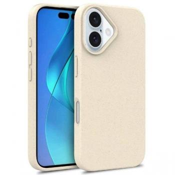 Hurtel Multi‑Color Beige Wheat Bran Shell for iPhone 16 (MagSafe Compatible)